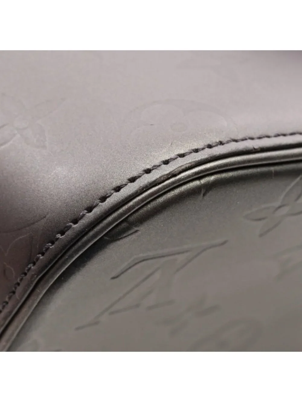 Louis Vuitton Stockton Monogram Matte Noir Leather Handbag